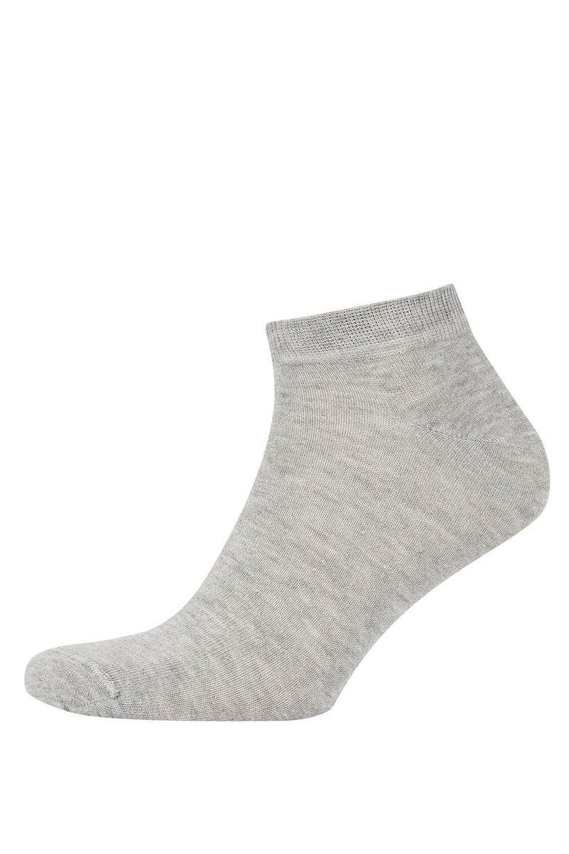 DeFacto Grey Man Defacto Fit Men's Cotton 3 Pack Short Socks Casual - Image 3